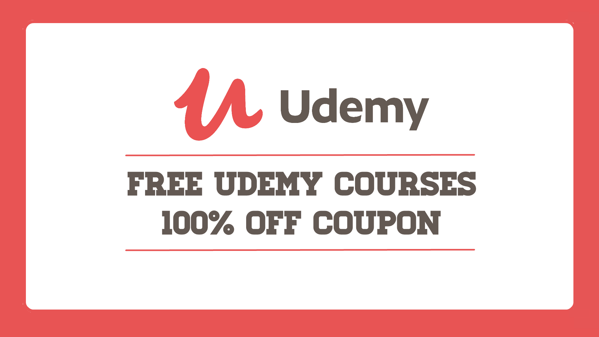 Top 7 Free Udemy Courses 100 OFF Coupon Paid Courses For Free